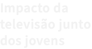 Impacto da televisão junto dos jovens