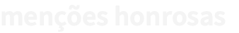 menções honrosas